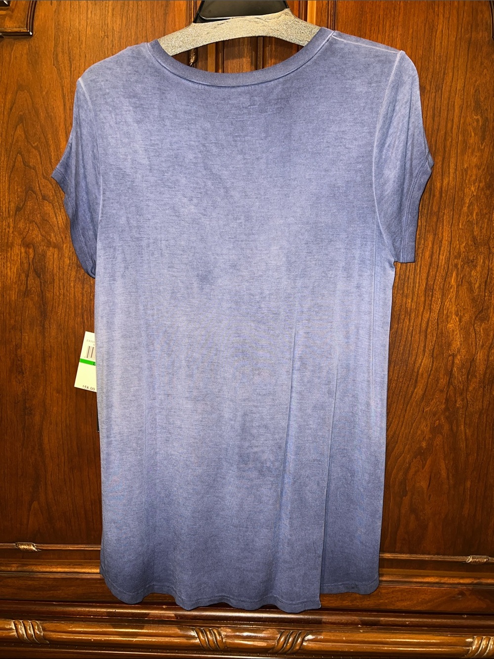 Cable & Gauge Blue V‑Neck Pocket Tee - Picture 2 of 7